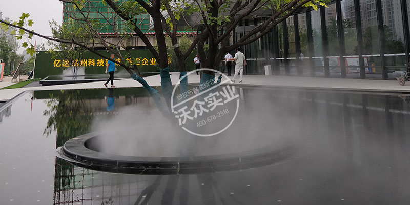 億達(dá)鄭州科技城廣場云霞菲霧造景項目